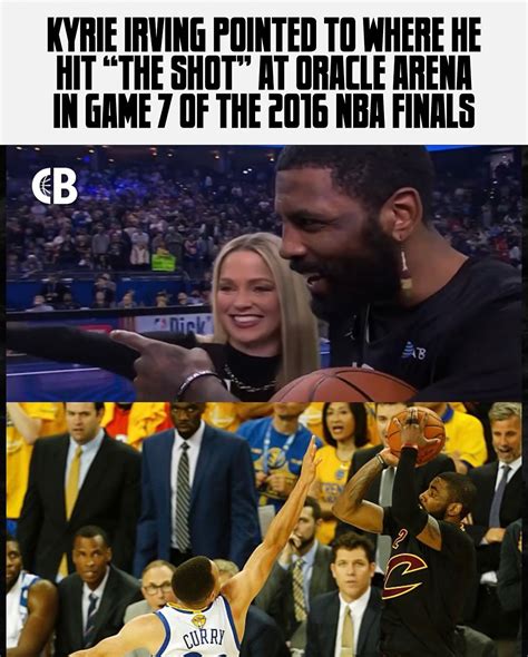 @courtsidebuzzig | Kyrie Irving pointed out exactly where he hit “The ...