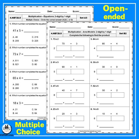 Image result for Area Model Multiplication Grade 5