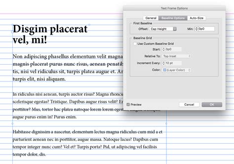 Image result for Baseline Grid InDesign