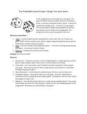 Image result for Math Probability Game Project