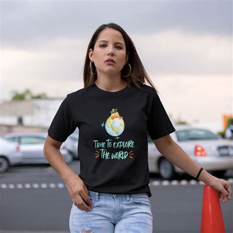 Time To Explore The World Half Sleeve T-Shirt – Soul & Peace