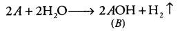 An alkali metal A gives a compound B (molecular mass = 40) on reacting ...