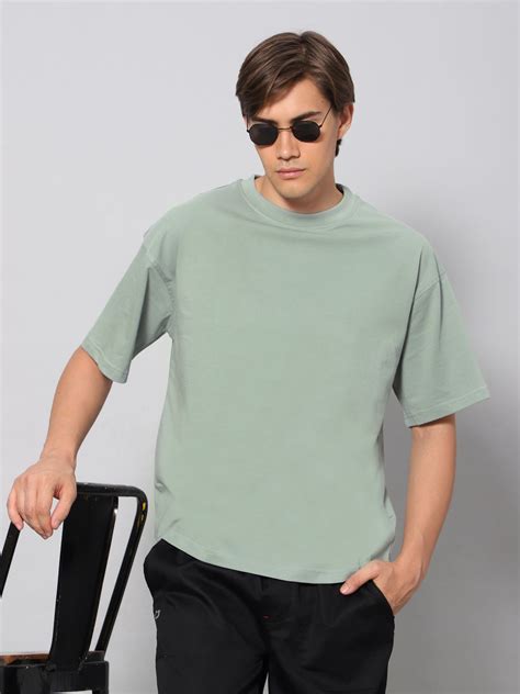 Sage Green Oversized T-shirt - Besick