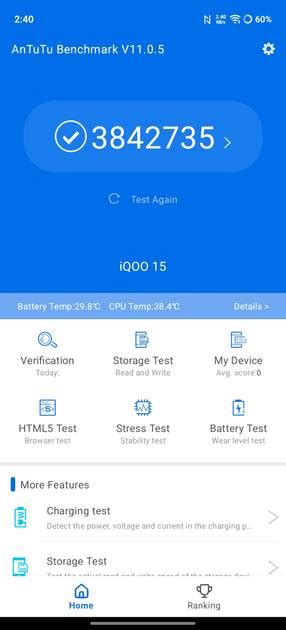 iQOO 15 AnTuTu Score - Geekbench, 3DMark & PCMark Score Results ...