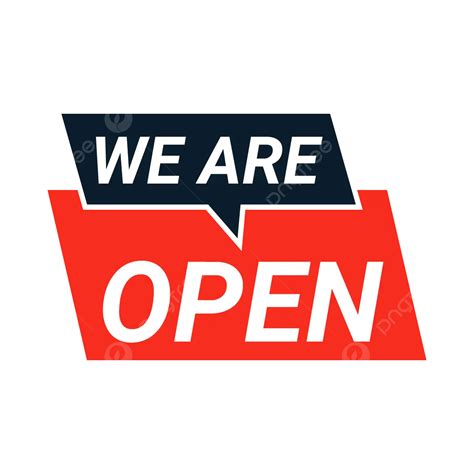 รูปเราเป็นแบนเนอร์ป้ายข้อความแบบเปิด เวกเตอร์ PNG , เราเปิดอยู่, ป้าย ...