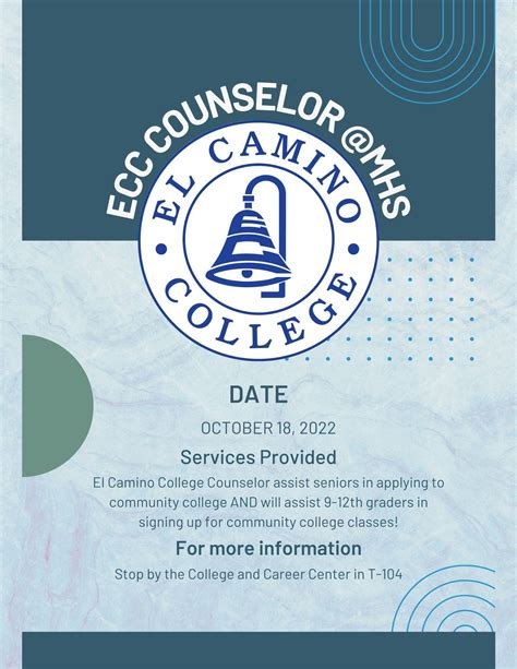 El Camino College Counselor @MHS! | Morningside High School