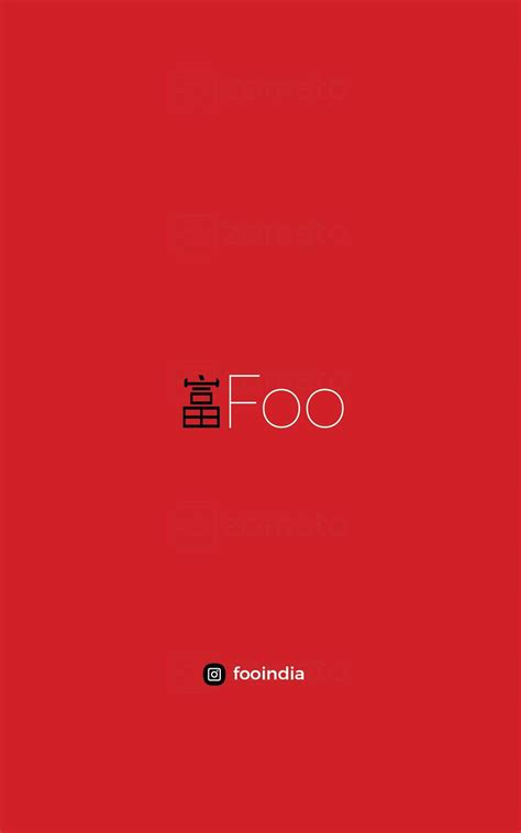 Menu at Foo Bandra, Mumbai