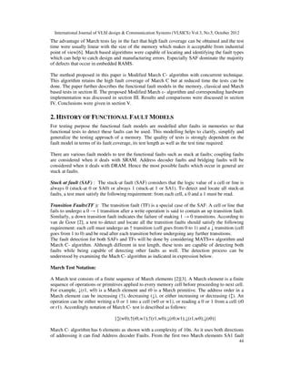 Image result for March Algorithm for Memory Testing