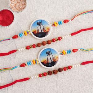 Set of 4 Rakhis | Free Shipping at GiftaLove