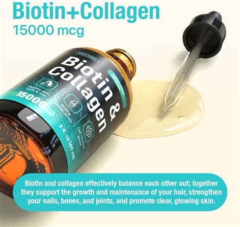 Collagen and Biotin Liquid Drops 15000mcg Review - Vitamin Reviewer