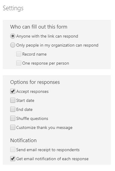 Image result for Forms Settings