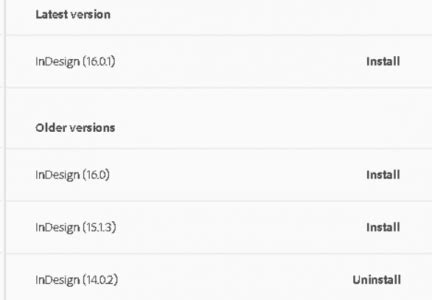 Image result for All InDesign Versions