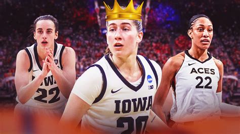 Caitlin Clark, A'ja Wilson's hyped reactions to Aces' Kate Martin draft pick