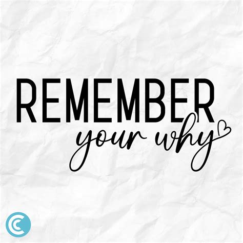 Remember Your Why Svg, Inspirational Svg, Motivation Shirt Svg, Love ...