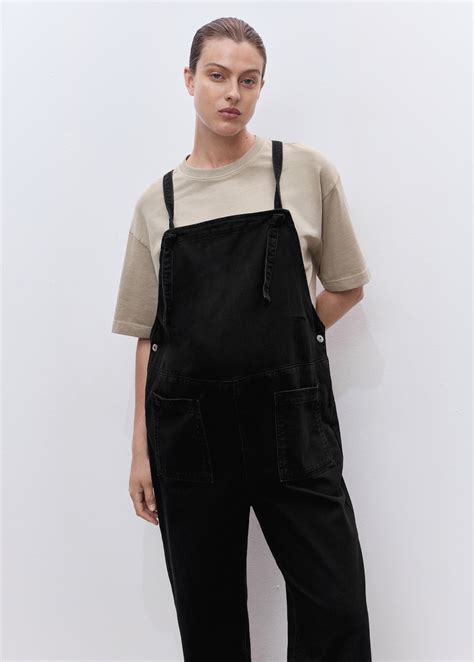 Maternity denim dungarees - Women | MANGO South Korea