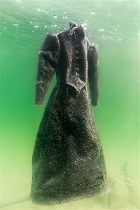 This boring black dress was thrown inside the dead sea for 2 months ...