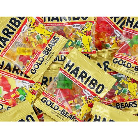 Buy Haribo Goldbears Original Gummy Bear Treat Packs, 0.5 Oz (54 ...