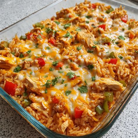Tasty Fajita Chicken Casserole - Cooking with Casey