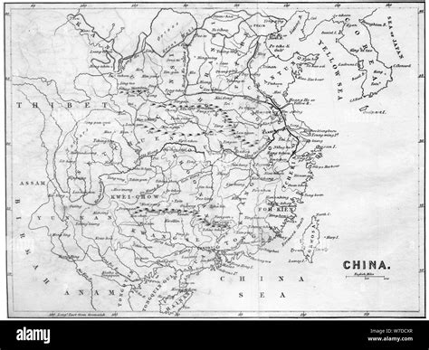 Map of china coast hi-res stock photography and images - Alamy