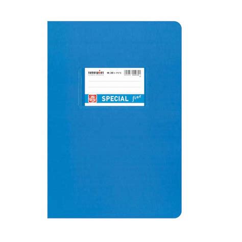 BLUE NOTEBOOK 17*25 30 LINED PAGES