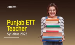Punjab ETT Recruitment 2022, Notification PDF
