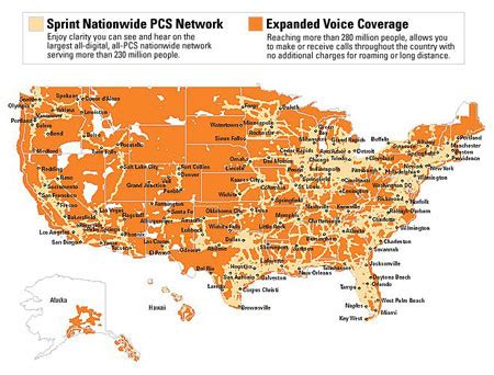 Sprint Usa Coverage Map ~ CINEMERGENTE