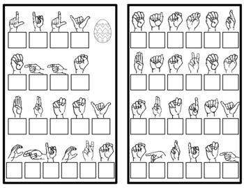 Easter Sign Language 的图像结果