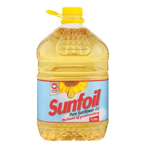 Sunfoil Pure Sunflower Cooking Oil 5lt - Superb Hyper