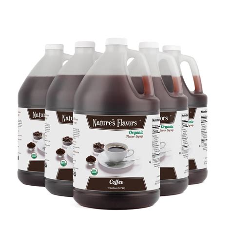 Organic Coffee Syrup – Nature's Flavors