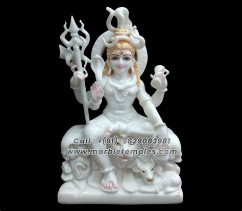 Buy Marble Shiva Statue (Murti) in Jaipur, India - Marble Artifacts