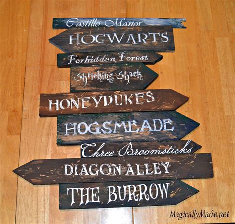 Free Harry Potter Printable Signs | Plan Your Year Easily!