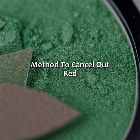 What Color Cancels Out Red - colorscombo.com