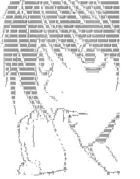 Ascii Art Anime