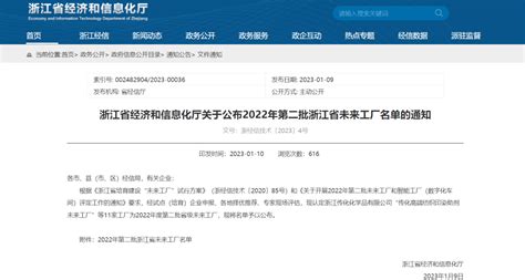 11家！2022年第二批浙江省未来工厂名单正式公布_智能_建设_版权