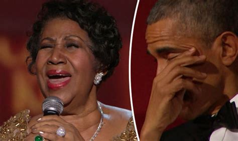 Aretha Franklin brings Barack Obama to tears with sublime performance ...