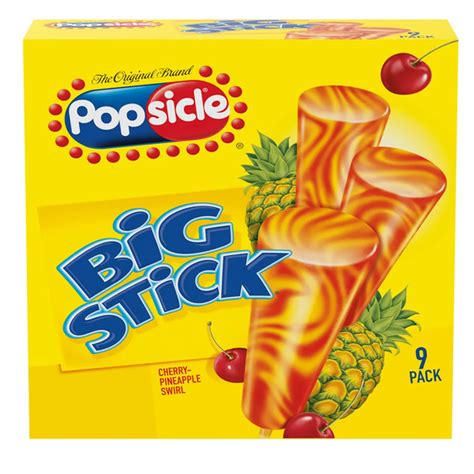 Popsicle Ice Pops Big Stick (9 ct) Delivery or Pickup Near Me - Instacart