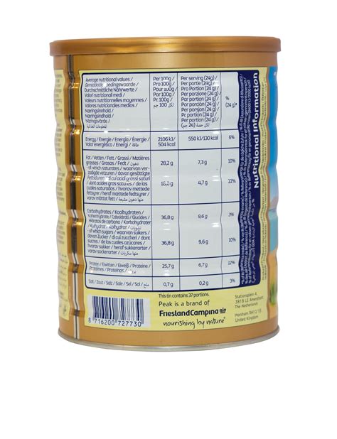 Peak Dry Whole Milk - TMA Global