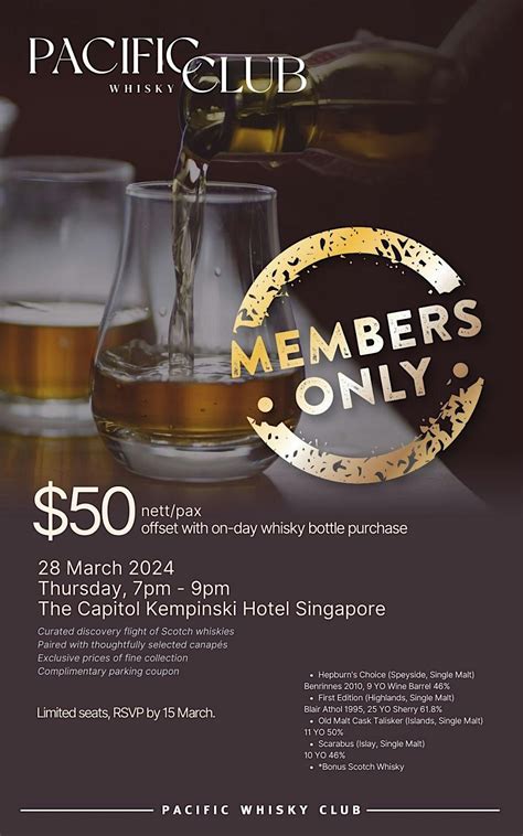 The Sundial & Pacific Whisky Club | 29 MAY 2024, The Sundial, Singapore ...