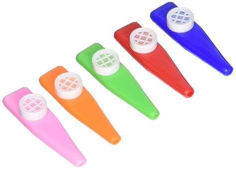 Unique Industries 5 Count Pack Plastic Kazoos, Assorted : Amazon.in ...