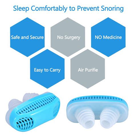 Buy IEFIEL Relieve Snoring Stopper Guard Easy Sleeping Nose Breathing ...