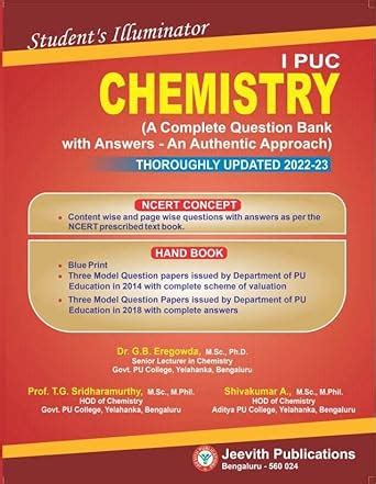 Jeevith 1st PUC-CHEMISTRY-( Student Illuminator : A Complete Question ...