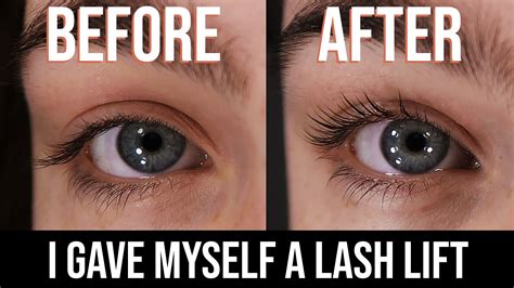 diy lash lift