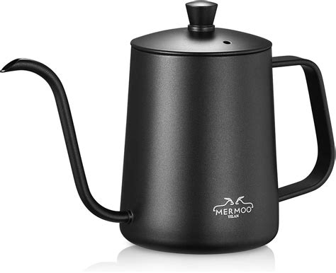 Buy MERMOO YILAN Gooseneck Coffee Kettle 21oz Pour Over Drip Pot 600ml ...