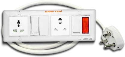 Elegant Casa Extension Board 6/16Amp Safety Shutter Socket and 6Amp ...