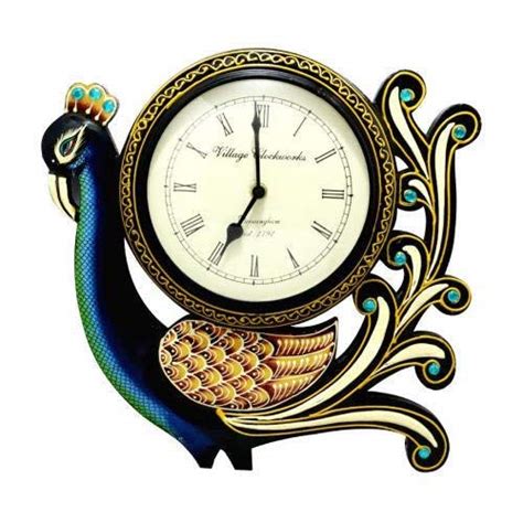 Buy TREDITINOL Work with Wooden ANALOGE Wall Clock Online at Low Prices ...