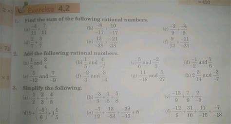 Adding Rational Numbers Lesson 4.2 的图像结果