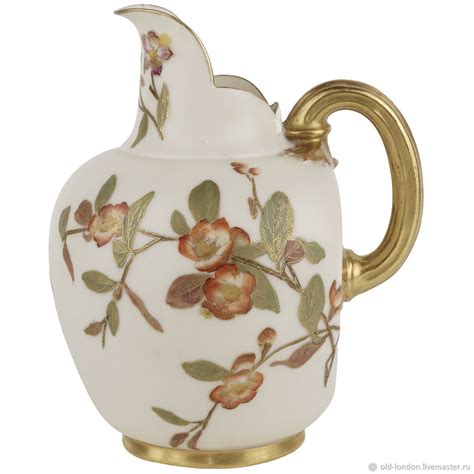 Винтаж: Старинный кувшин фарфор blush ivory Royal Worcester антиквариат ...