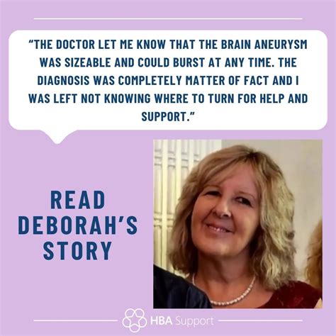 Hereditary Brain Aneurysm Support on LinkedIn: Deborah Johnston’s ...