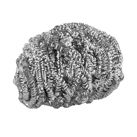 Array Stainless Steel Scouring Pads, Heavy Duty, 50g | 12UN/Unit, 6 ...