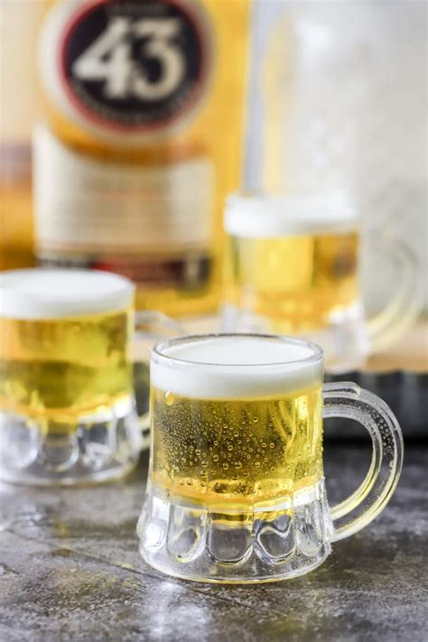 Mini Beer Shots (Using Licor 43)